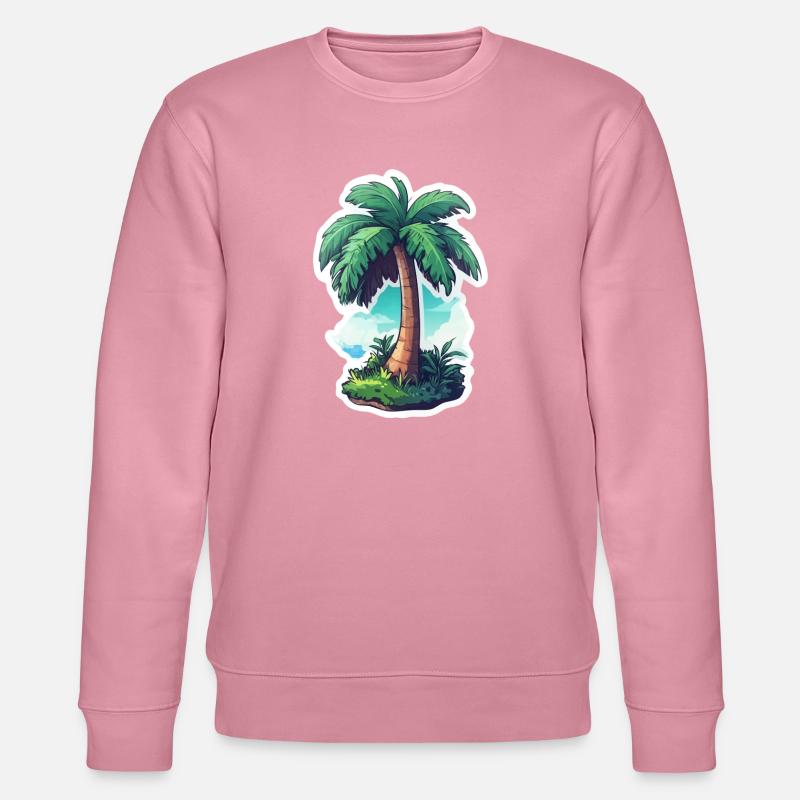 Palme - Stanley/Stella Unisex Bio-Sweatshirt CHANGER  - Lila Traum