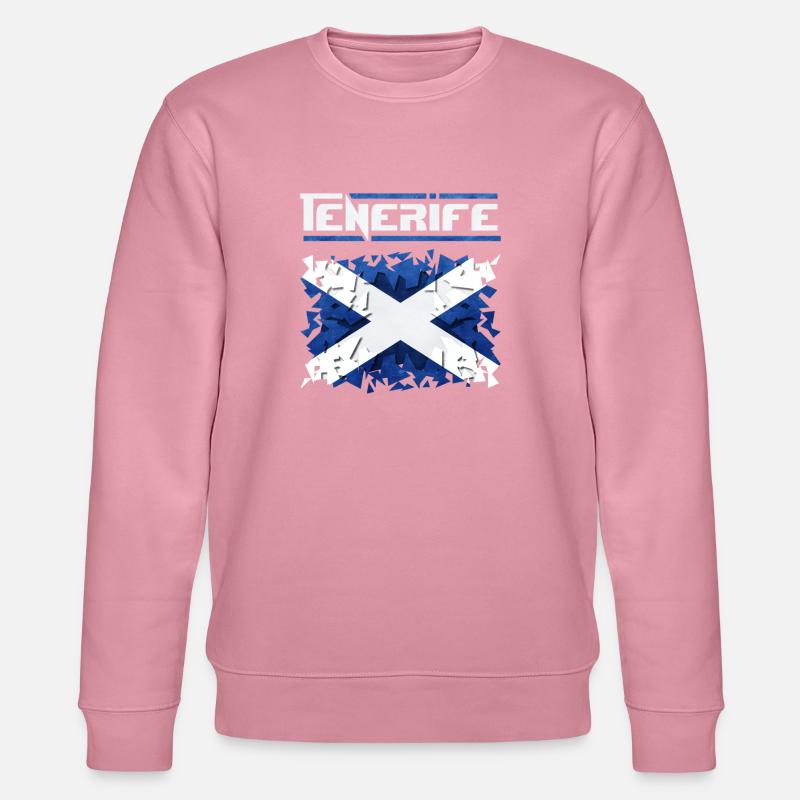 Tenerife Flag Design auf Mutation - Stanley/Stella Unisex Bio-Sweatshirt CHANGER  - Lila Traum