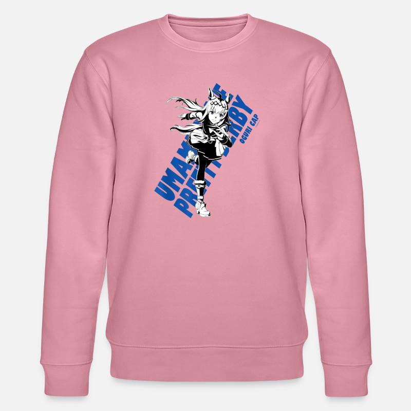 Manga-Heldin mit dynamischem Stil - Stanley/Stella Unisex Bio-Sweatshirt CHANGER  - Lila Traum