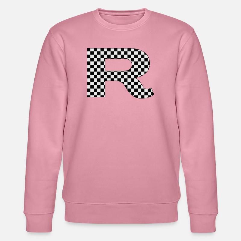 Checkerboard R Design - Stanley/Stella Unisex Bio-Sweatshirt CHANGER  - Lila Traum