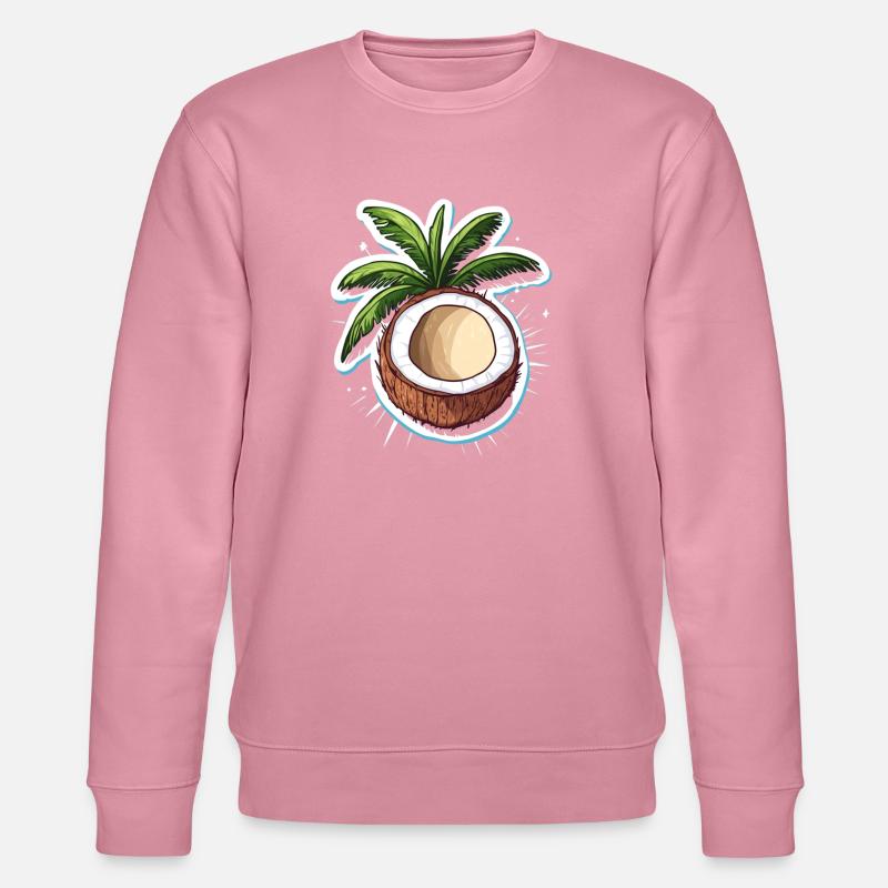 Kokosnuss Coconut - Stanley/Stella Unisex Bio-Sweatshirt CHANGER  - Lila Traum