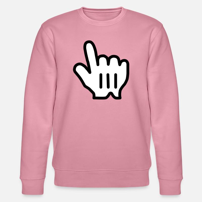 pointinghand - Stanley/Stella Unisex Bio-Sweatshirt CHANGER  - Lila Traum