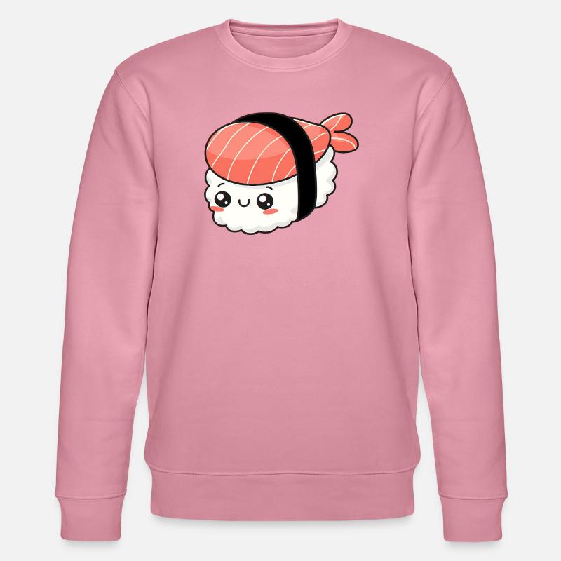 Kawaii Sushi - Stanley/Stella Unisex Bio-Sweatshirt CHANGER  - Lila Traum