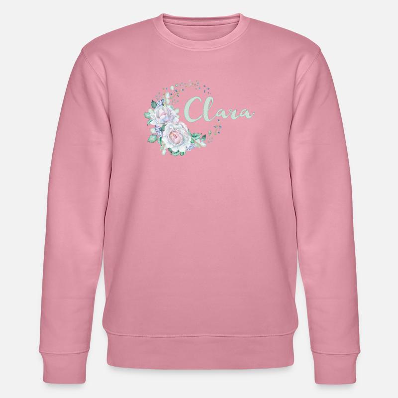 Für Clara - Stanley/Stella Unisex Bio-Sweatshirt CHANGER  - Lila Traum