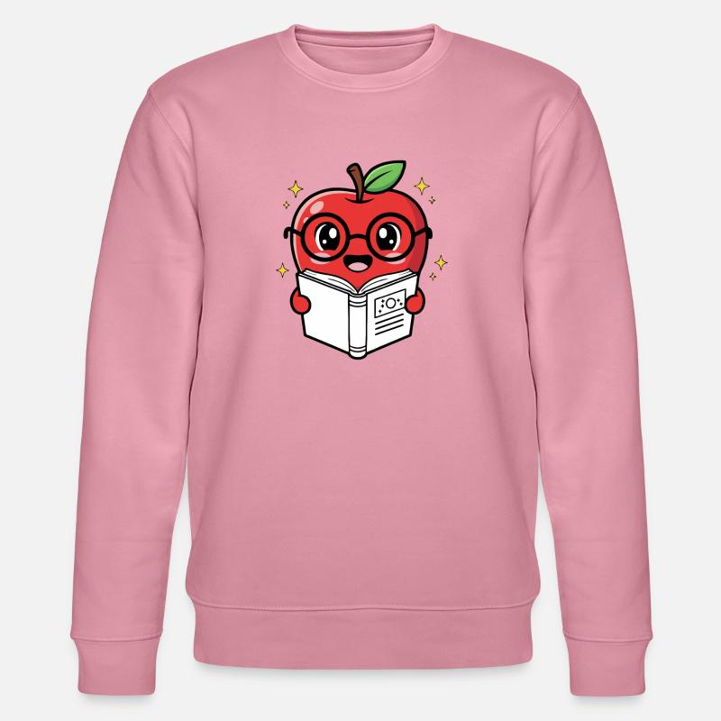 Fruit Cartoon Learning and Reading - Stanley/Stella Unisex Bio-Sweatshirt CHANGER  - Lila Traum