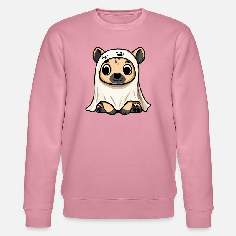 Hyäne Halloween Geist - Stanley/Stella Unisex Bio-Sweatshirt CHANGER  - Lila Traum