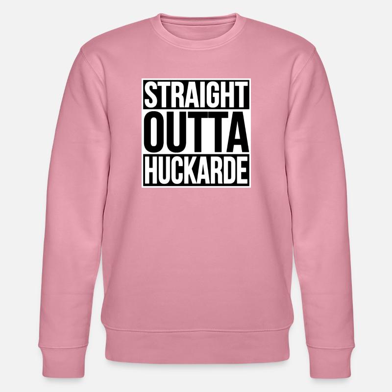 Straight Outta Huckarde - Stanley/Stella Unisex Bio-Sweatshirt CHANGER  - Lila Traum