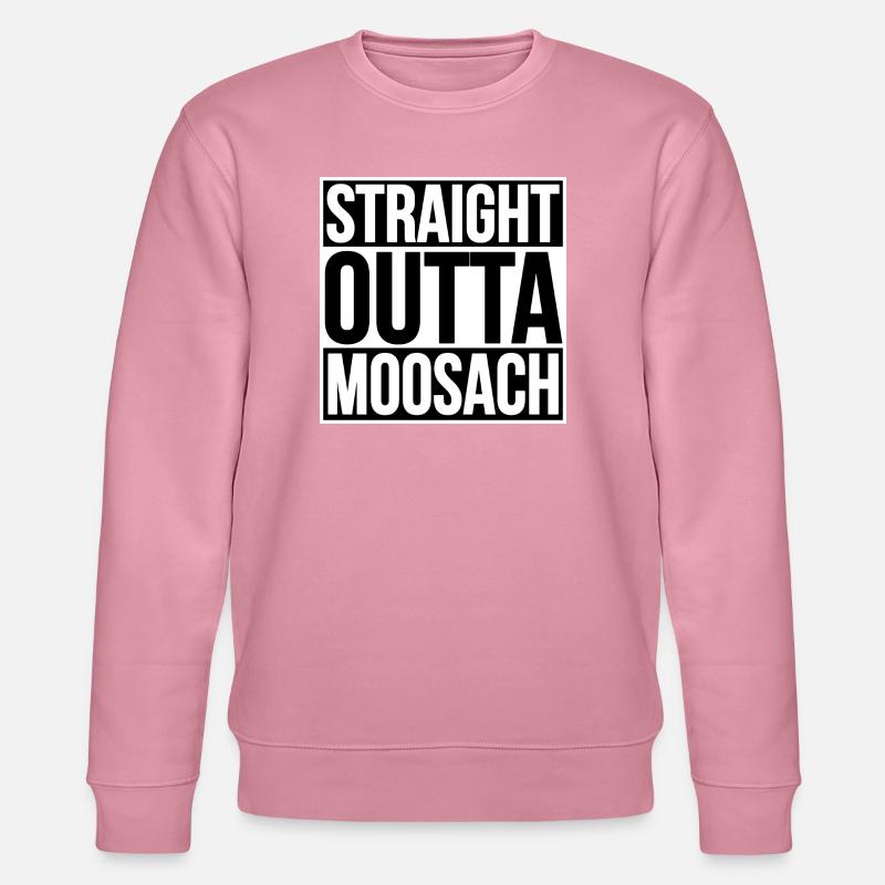 STRAIGHT OUTTA MOOSACH - Stanley/Stella Unisex Bio-Sweatshirt CHANGER  - Lila Traum
