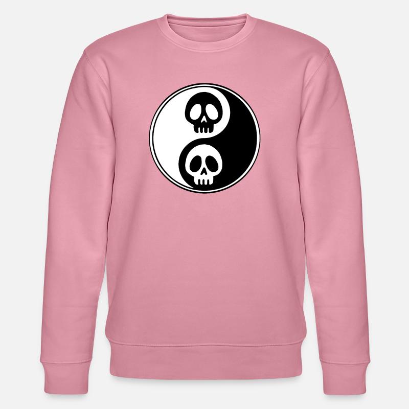 Yin- und Yang-Schädel - Stanley/Stella Unisex Bio-Sweatshirt CHANGER  - Lila Traum
