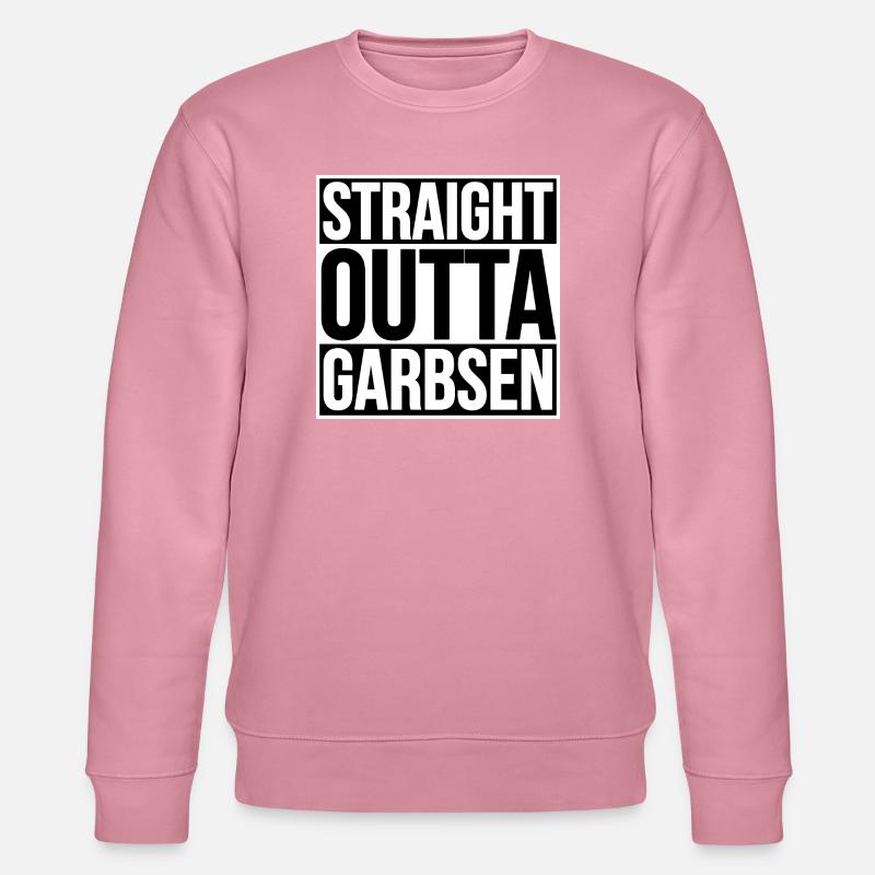 Straight Outta Garbsen - Stanley/Stella Unisex Bio-Sweatshirt CHANGER  - Lila Traum