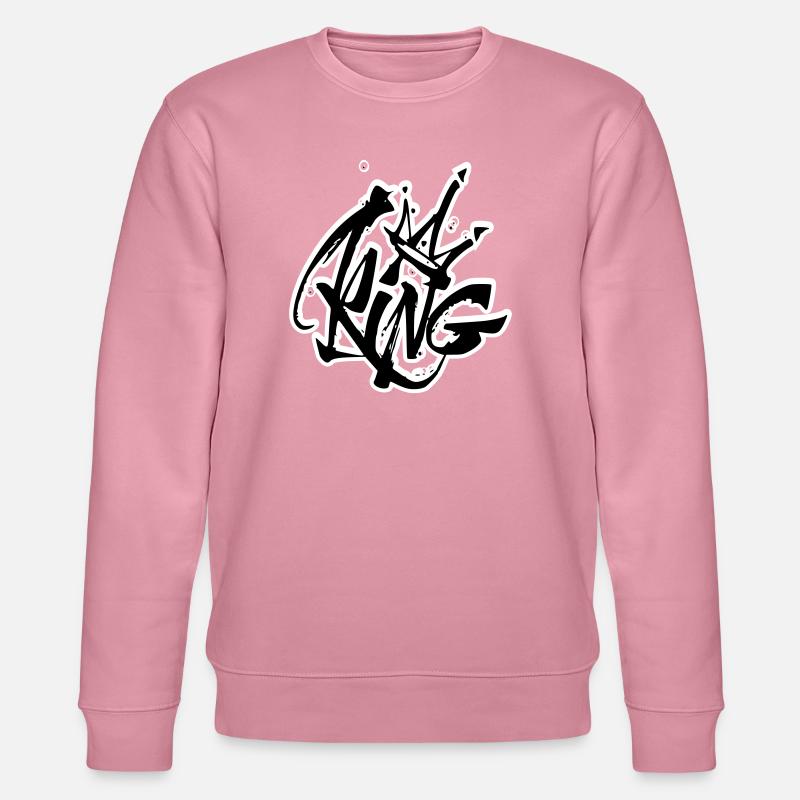 Lettrage King Graffiti - Sweat bio CHANGER Stanley/Stella Unisexe - lilas onirique