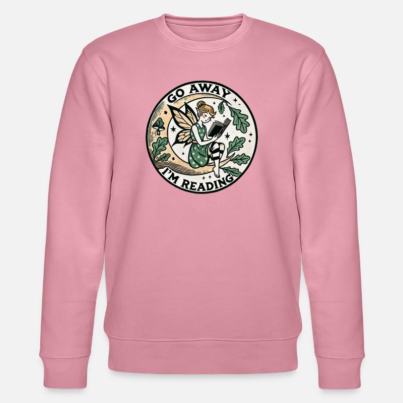 Va-t’en Je lis Fairy Circle - Sweat bio CHANGER Stanley/Stella Unisexe - lilas onirique