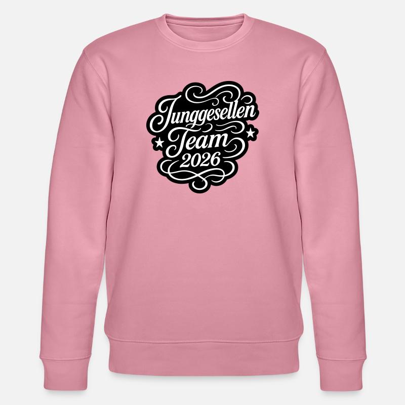 Junggesellen Team 2026 Jga - Stanley/Stella Unisex Bio-Sweatshirt CHANGER  - Lila Traum