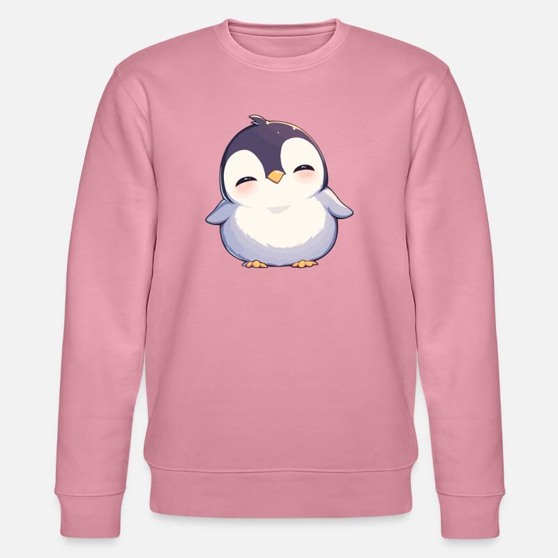 Penguins Penguin - Stanley/Stella CHANGER Unisex Organic Sweatshirt - lilac dream