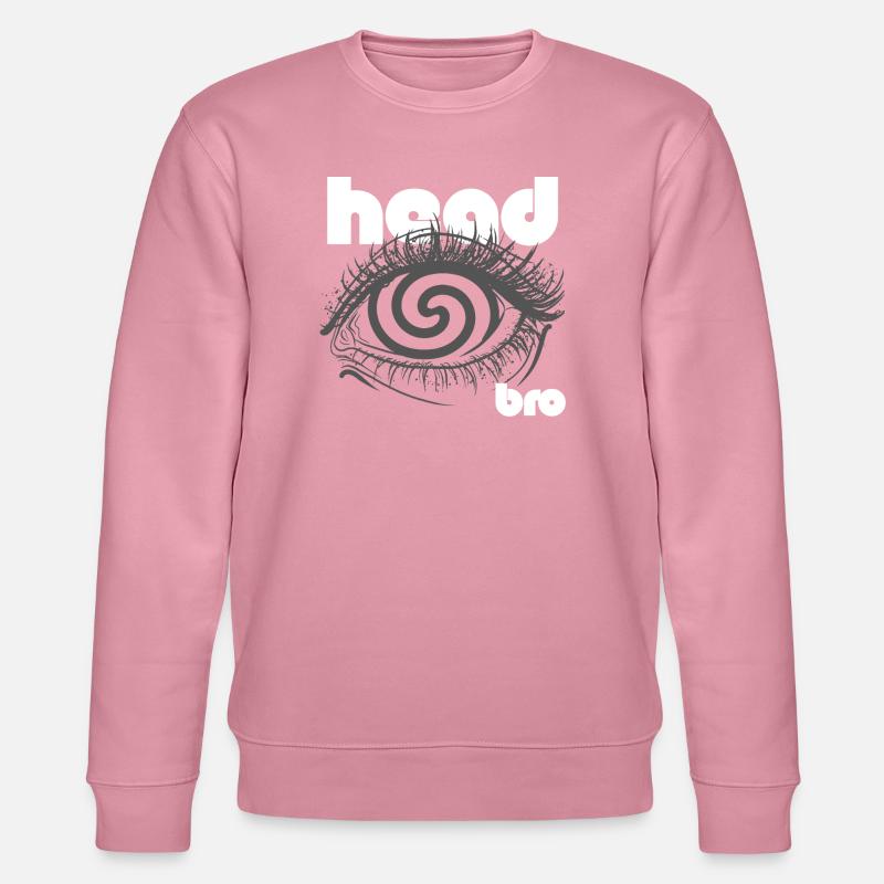 Spiral Eye Psychedelisches Rätsel - Stanley/Stella Unisex Bio-Sweatshirt CHANGER  - Lila Traum
