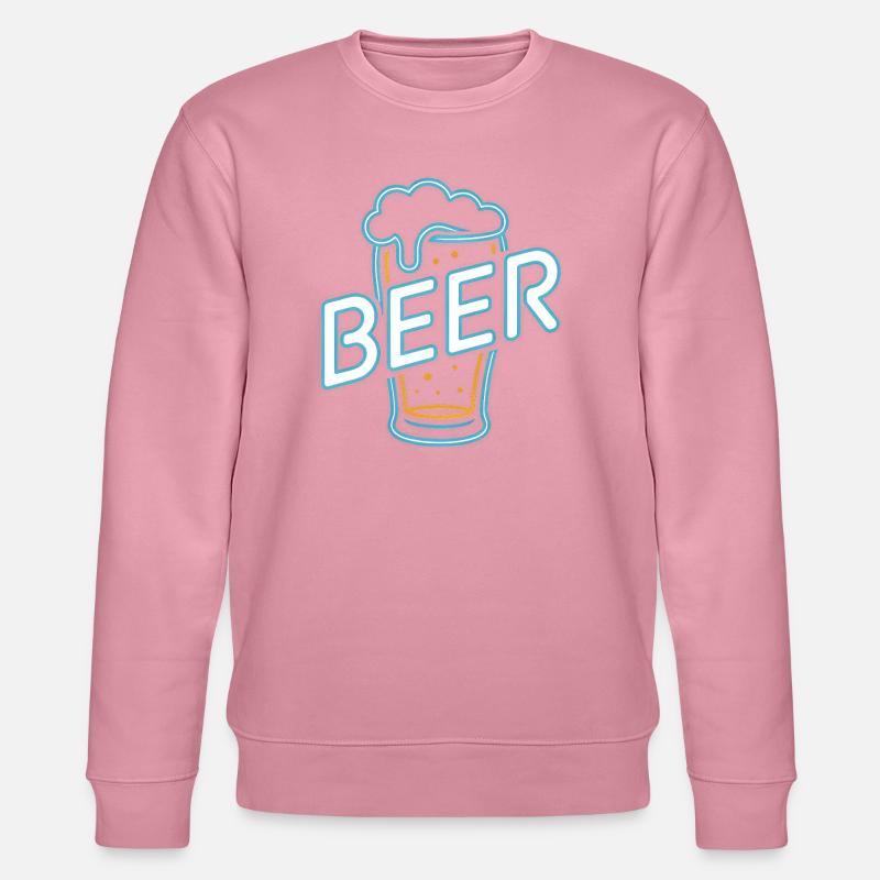 Bier – Cool Beer Logo - Stanley/Stella Unisex Bio-Sweatshirt CHANGER  - Lila Traum
