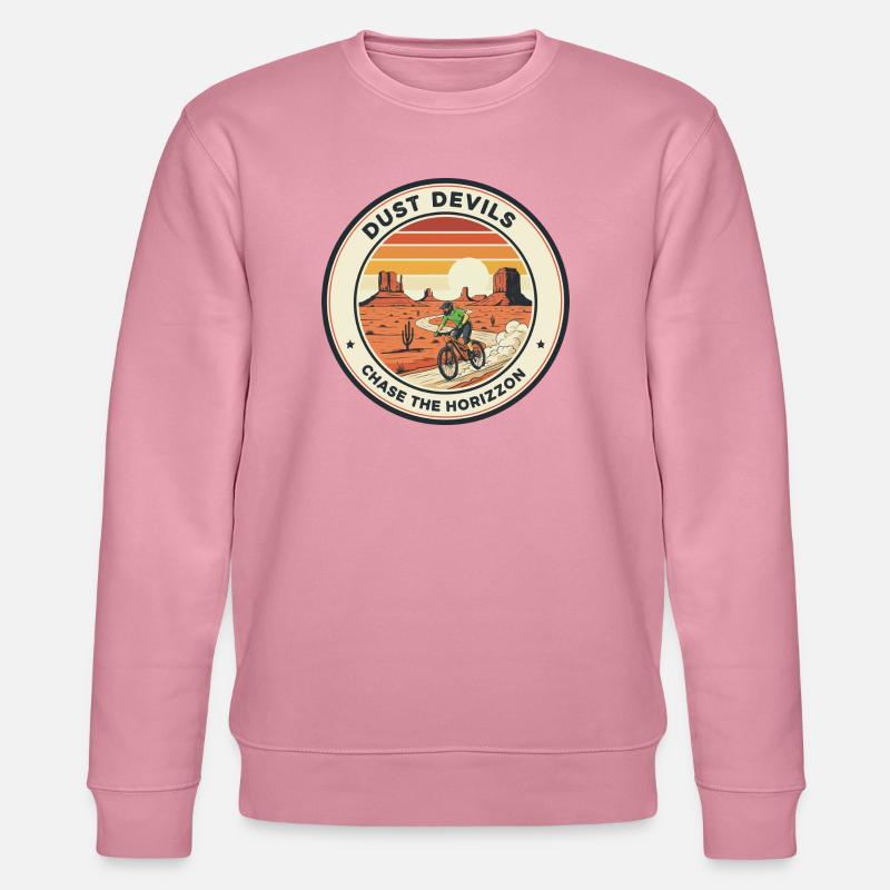 Dust Devils Desert Horizon MTB - Stanley/Stella Unisex Bio-Sweatshirt CHANGER  - Lila Traum