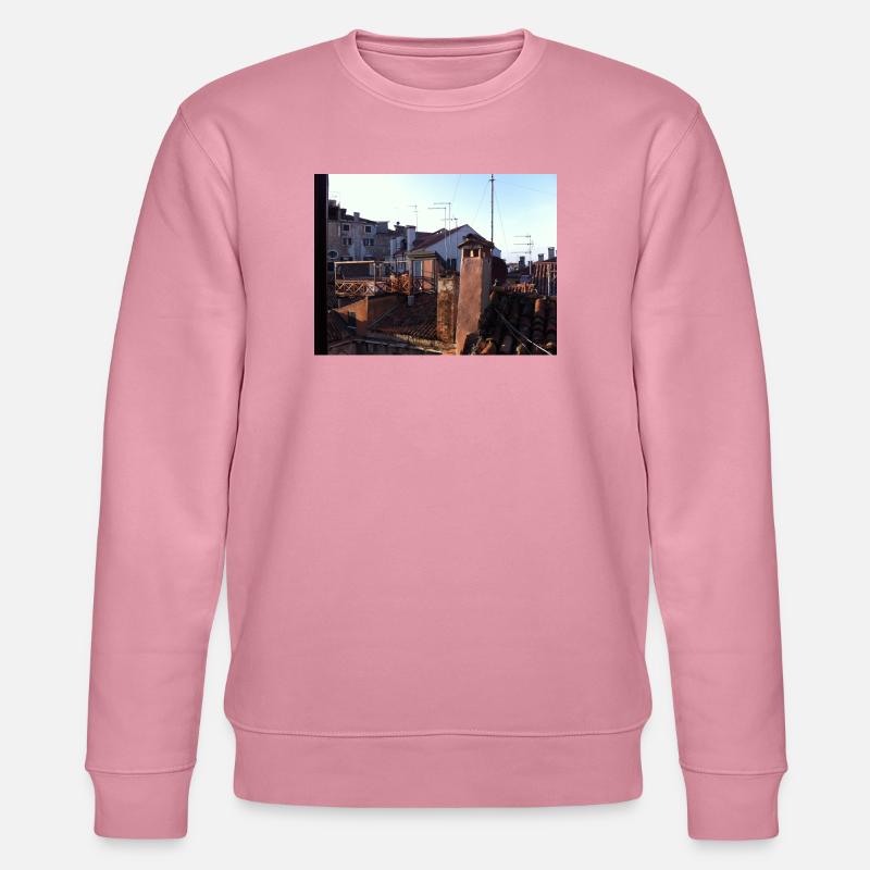 Dächer von Venedig - Stanley/Stella Unisex Bio-Sweatshirt CHANGER  - Lila Traum