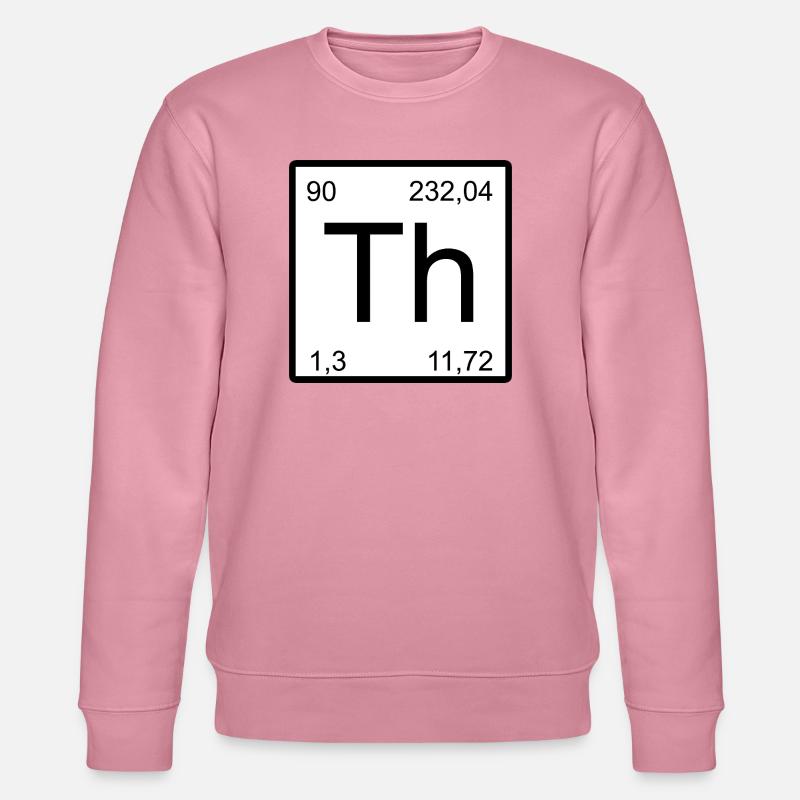 Th Thorium-Element Symbol Artwork - Stanley/Stella Unisex Bio-Sweatshirt CHANGER  - Lila Traum