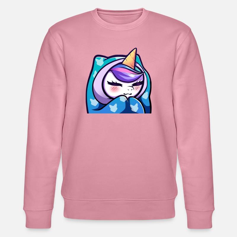 Lya Einhorn Cozy - Stanley/Stella Unisex Bio-Sweatshirt CHANGER  - Lila Traum