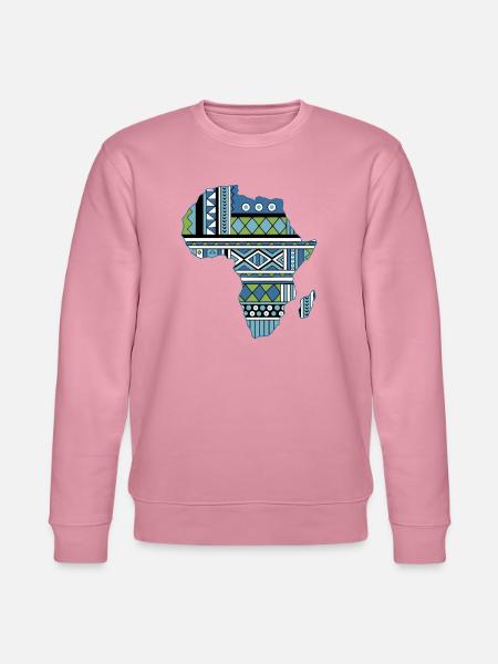 Africa Map Tribal - Stanley/Stella CHANGER Unisex Organic Sweatshirt - lilac dream