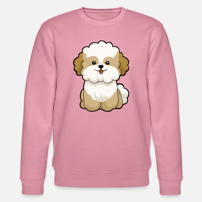 Chibi Pudel Pal Maskottchen - Stanley/Stella Unisex Bio-Sweatshirt CHANGER  - Lila Traum