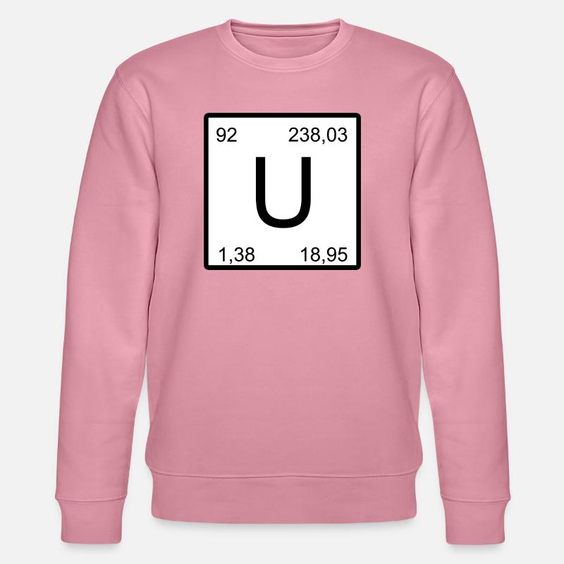 Graphique carré d’élément U de l’uranium - Sweat bio CHANGER Stanley/Stella Unisexe - lilas onirique