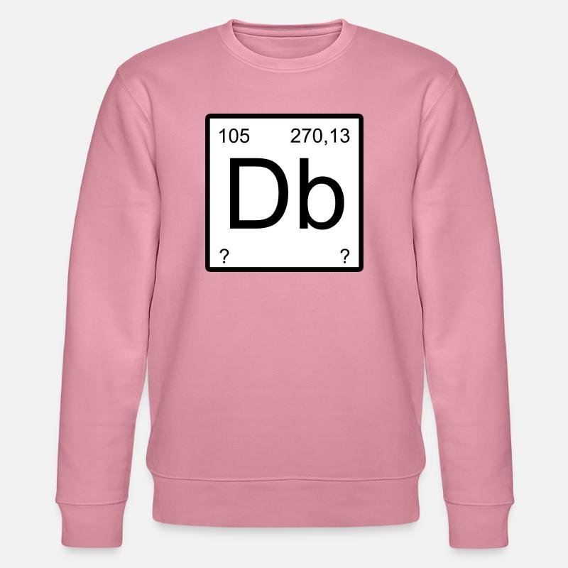 Dubnium Element Typografie - Stanley/Stella Unisex Bio-Sweatshirt CHANGER  - Lila Traum