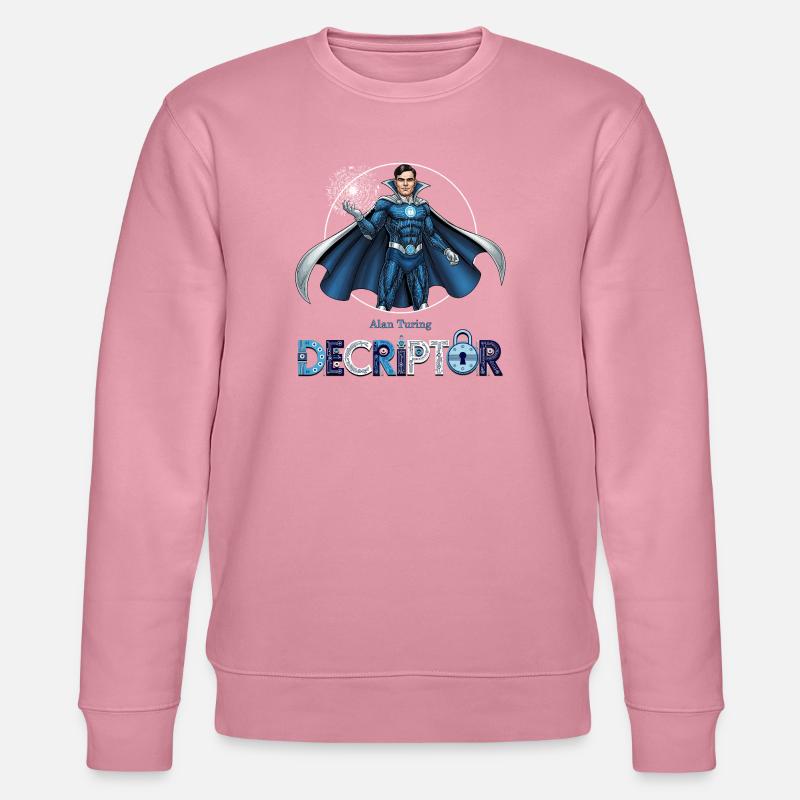 Hero Coder Entschlüsseler - Stanley/Stella Unisex Bio-Sweatshirt CHANGER  - Lila Traum