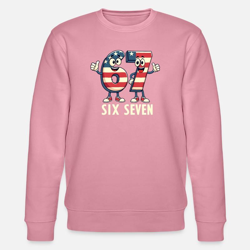 US Flag 67 Memes Six Seven - Sweat bio CHANGER Stanley/Stella Unisexe - lilas onirique