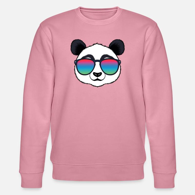 Lunettes de soleil arc-en-ciel Panda - Sweat bio CHANGER Stanley/Stella Unisexe - lilas onirique