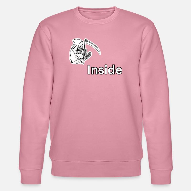 Dead Inside – Dark Skull Reaper-Design - Stanley/Stella Unisex Bio-Sweatshirt CHANGER  - Lila Traum