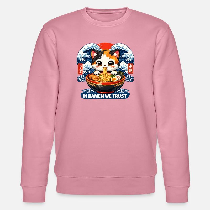 Ich brauche Ramen - Stanley/Stella Unisex Bio-Sweatshirt CHANGER  - Lila Traum