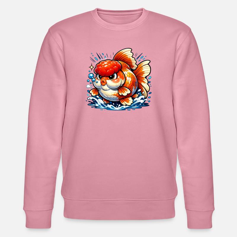 High Quality Fat Oranda Goldfish - Stanley/Stella Unisex Bio-Sweatshirt CHANGER  - Lila Traum