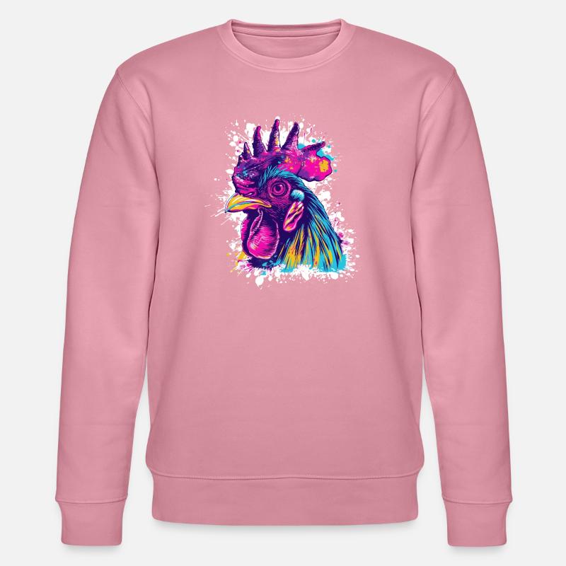Art du coq Graffiti - Sweat bio CHANGER Stanley/Stella Unisexe - lilas onirique