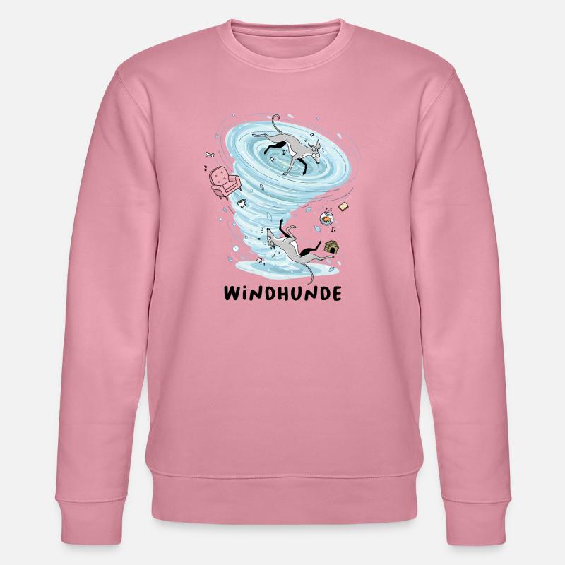 Windhunde - Stanley/Stella Unisex Bio-Sweatshirt CHANGER  - Lila Traum