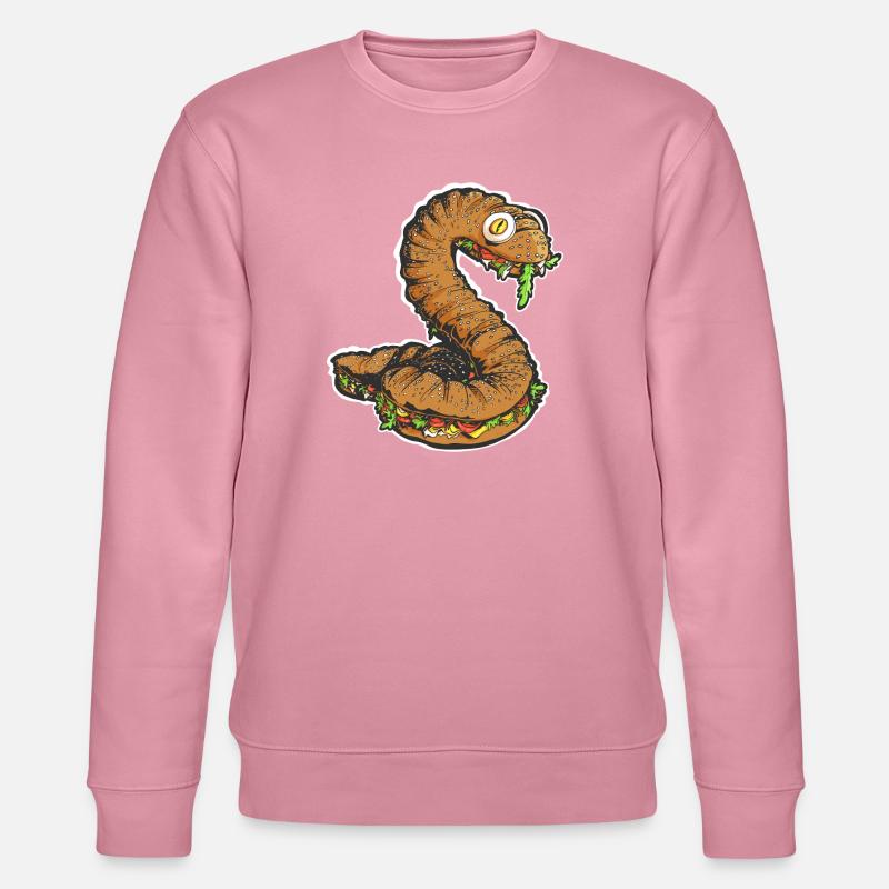 Le Snacking Snake - Sweat bio CHANGER Stanley/Stella Unisexe - lilas onirique