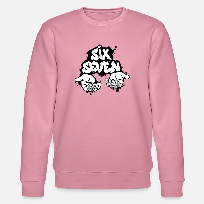 Six Seven Graffiti - Stanley/Stella Unisex Bio-Sweatshirt CHANGER  - Lila Traum