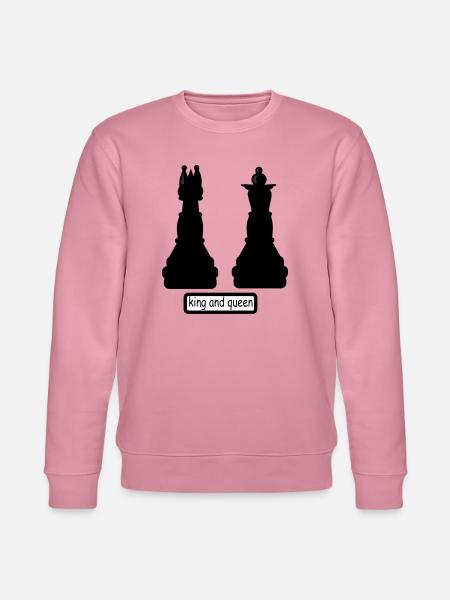 king_and_queen - Stanley/Stella Unisex Bio-Sweatshirt CHANGER  - Lila Traum