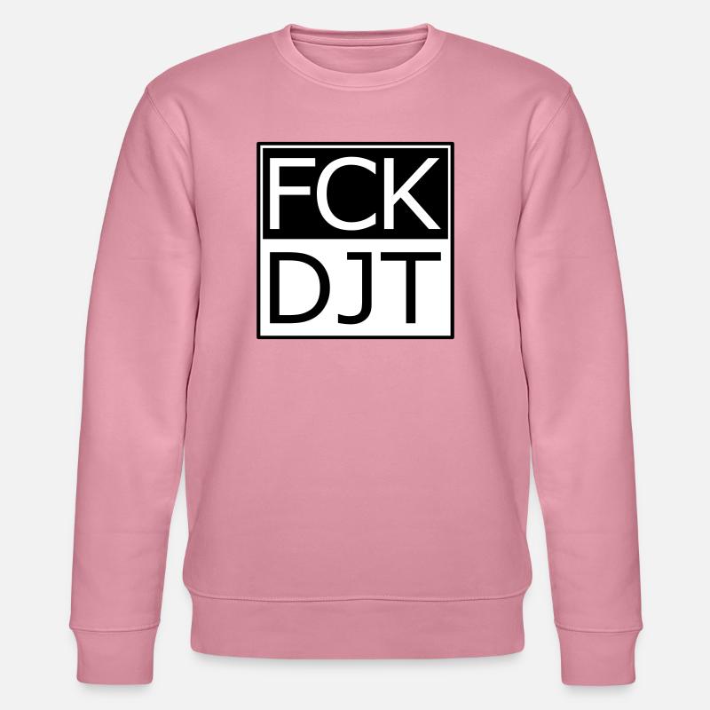 Provokante Blocktypografie Protest - Stanley/Stella Unisex Bio-Sweatshirt CHANGER  - Lila Traum