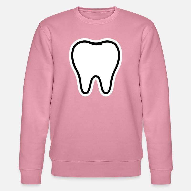 Zahn Symbol - Stanley/Stella Unisex Bio-Sweatshirt CHANGER  - Lila Traum