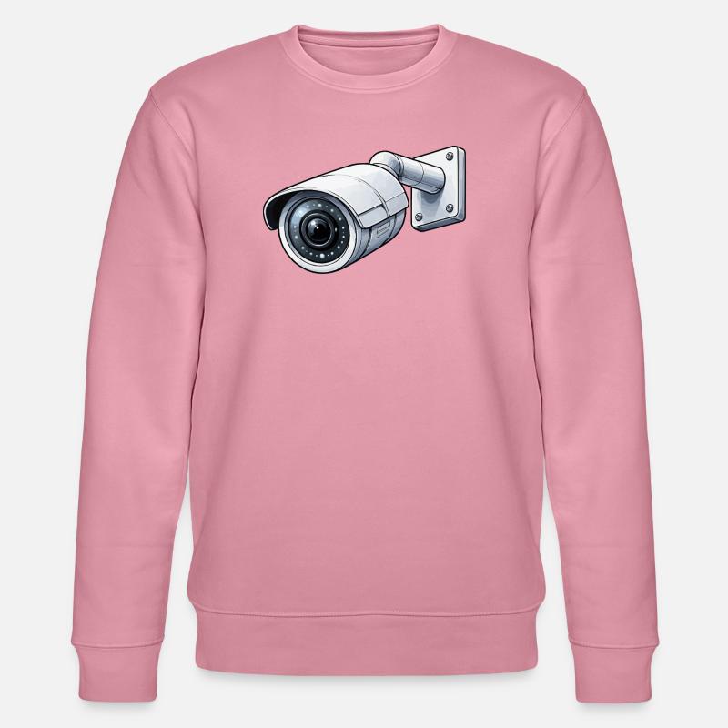 Security Camera Surveillance Camera - Stanley/Stella CHANGER Unisex Organic Sweatshirt - lilac dream