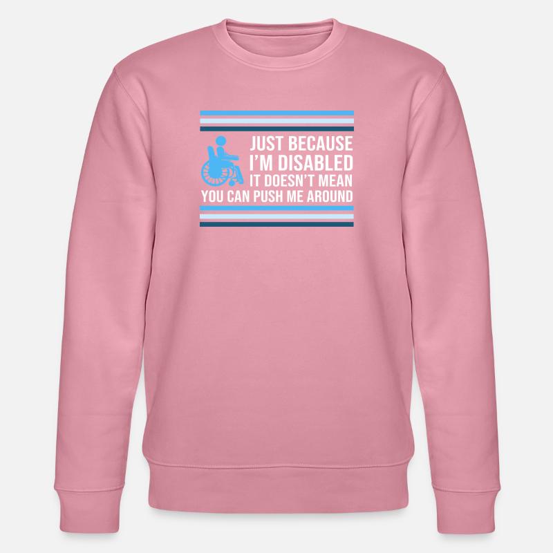Rollstuhl - Stanley/Stella Unisex Bio-Sweatshirt CHANGER  - Lila Traum