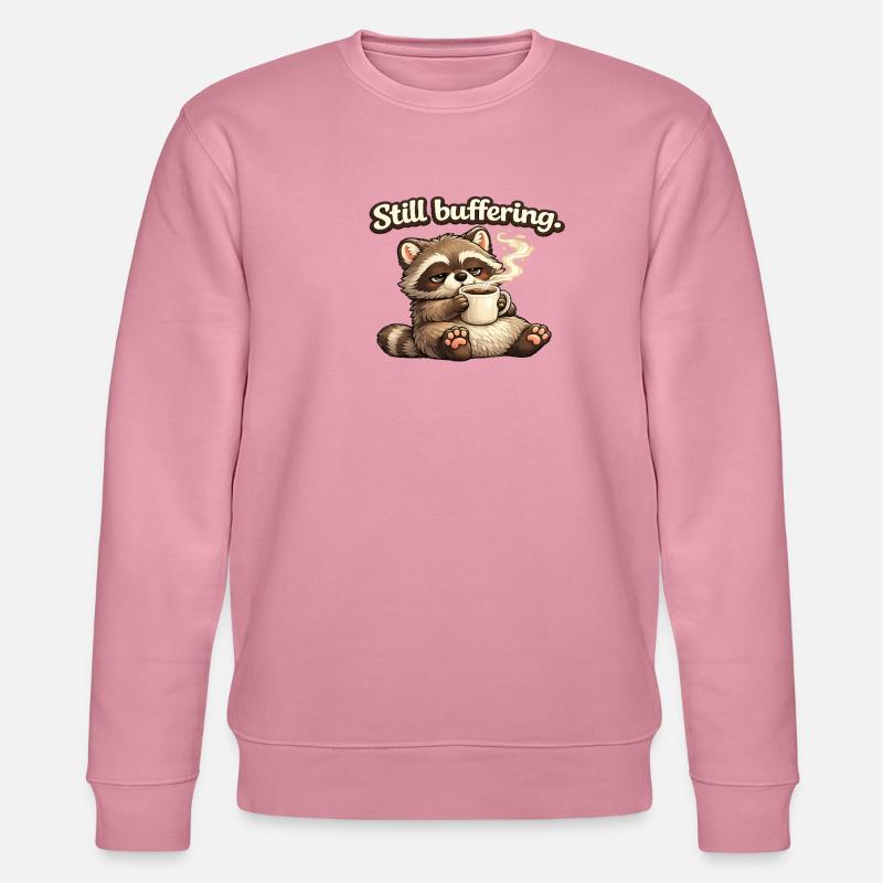 Oskar - Still buffering - Stanley/Stella Unisex Bio-Sweatshirt CHANGER  - Lila Traum