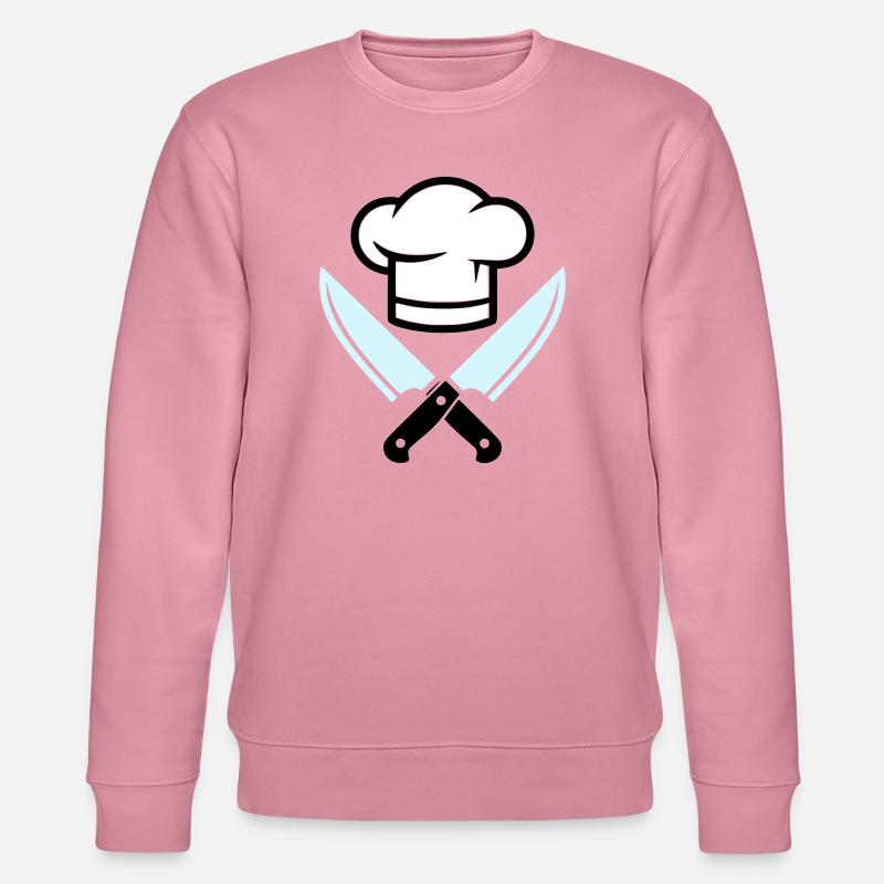 Kochmütze Messer Logo - Stanley/Stella Unisex Bio-Sweatshirt CHANGER  - Lila Traum
