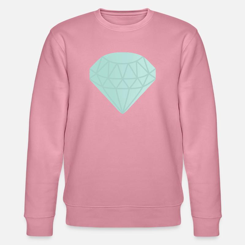 Diamant géométrique de la Monnaie - Sweat bio CHANGER Stanley/Stella Unisexe - lilas onirique