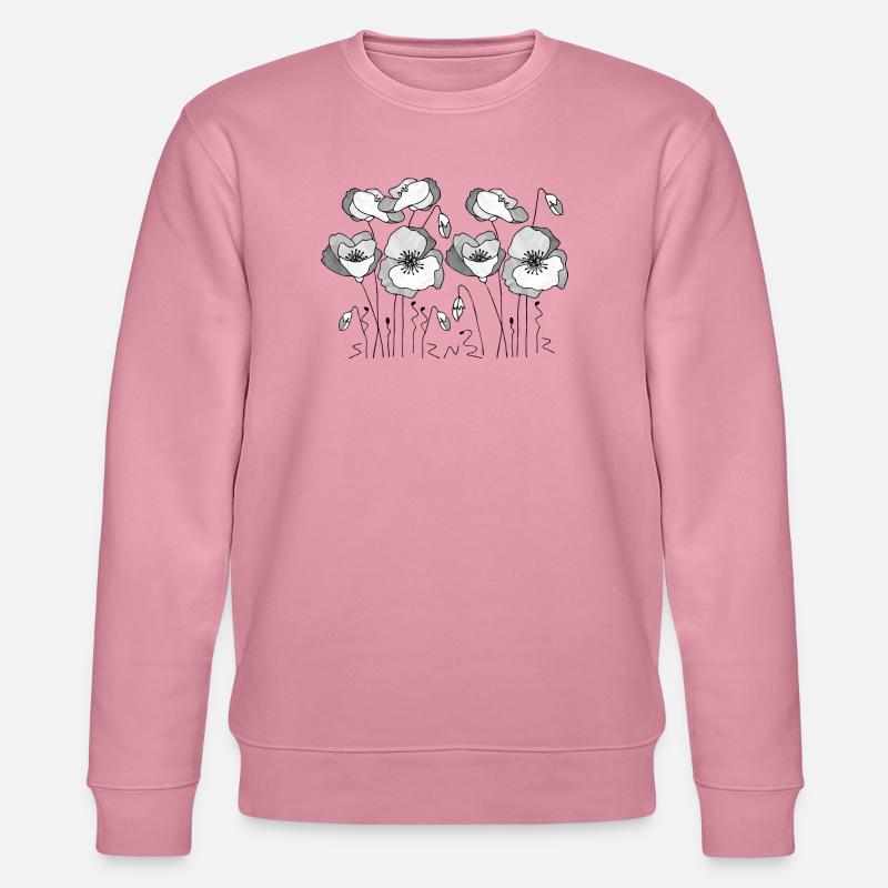 Blumen - Stanley/Stella Unisex Bio-Sweatshirt CHANGER  - Lila Traum