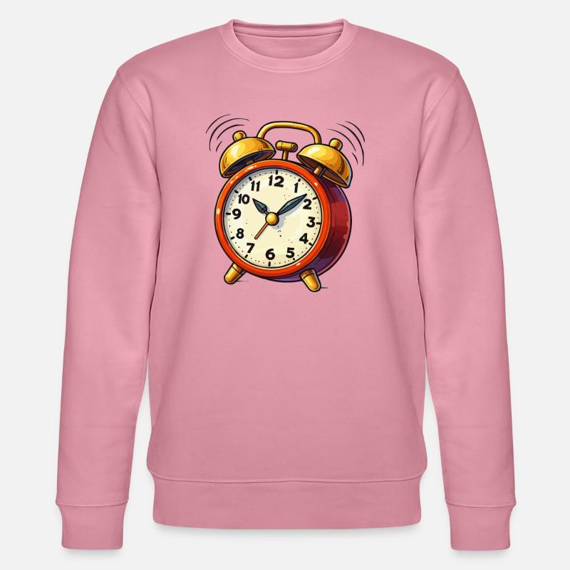 Wecker Comic Uhr - Stanley/Stella Unisex Bio-Sweatshirt CHANGER  - Lila Traum