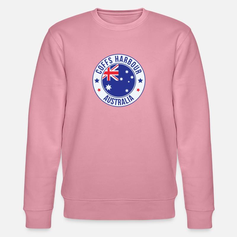 Coffs Harbour Australien-Abzeichen - Stanley/Stella Unisex Bio-Sweatshirt CHANGER  - Lila Traum