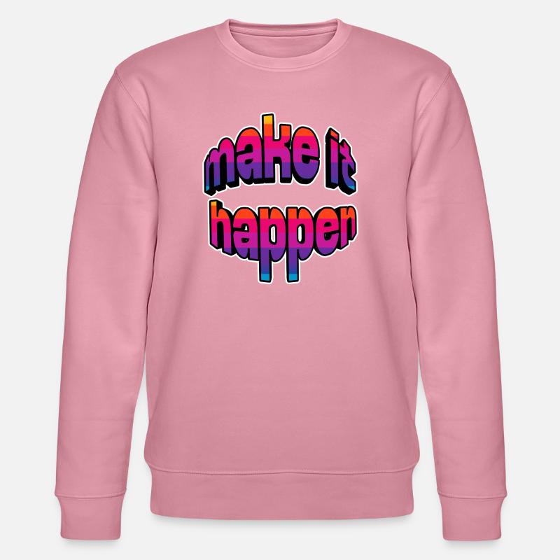 Make It Happen Gradient - Stanley/Stella CHANGER Unisex Organic Sweatshirt - lilac dream